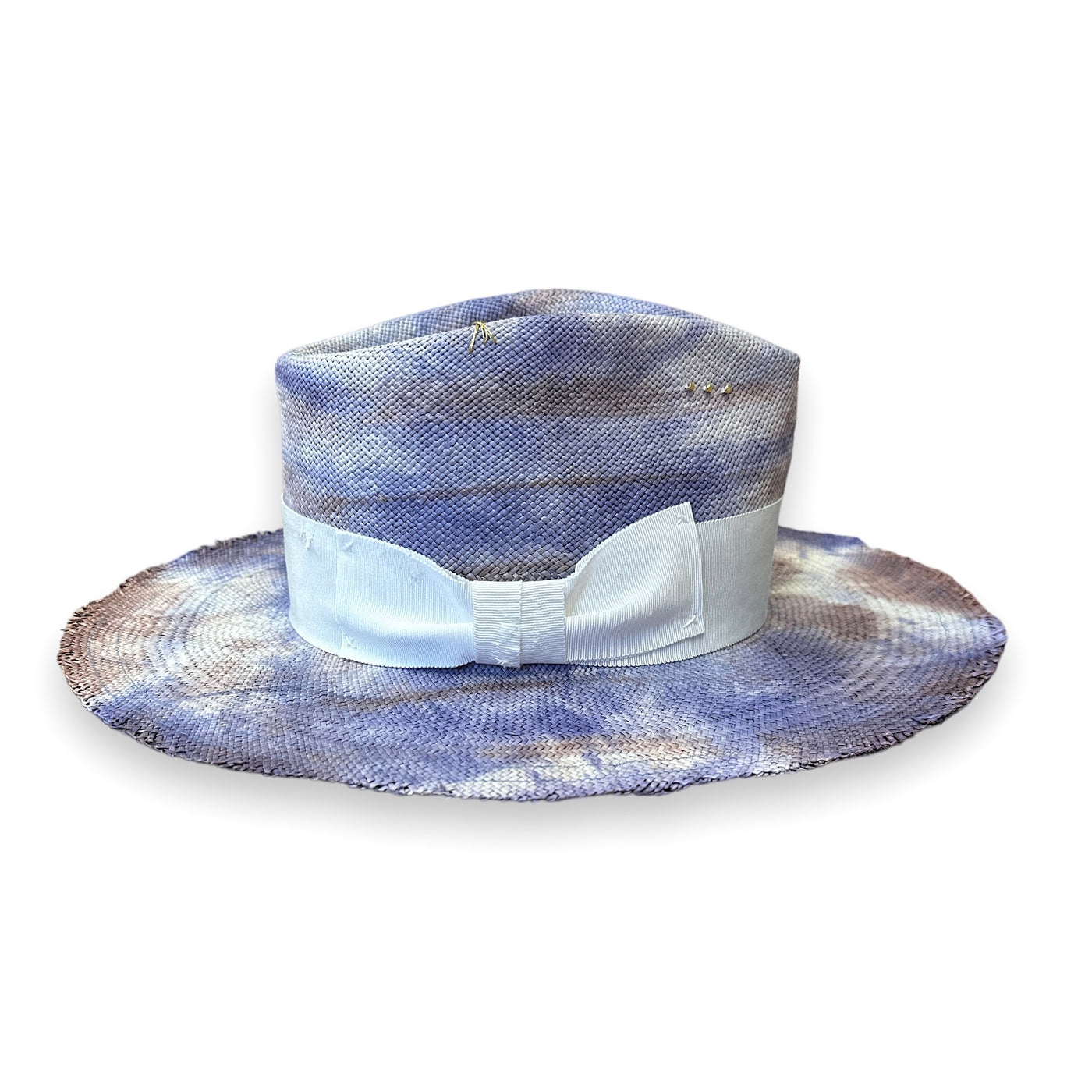 Tie-Dye Straw Hat